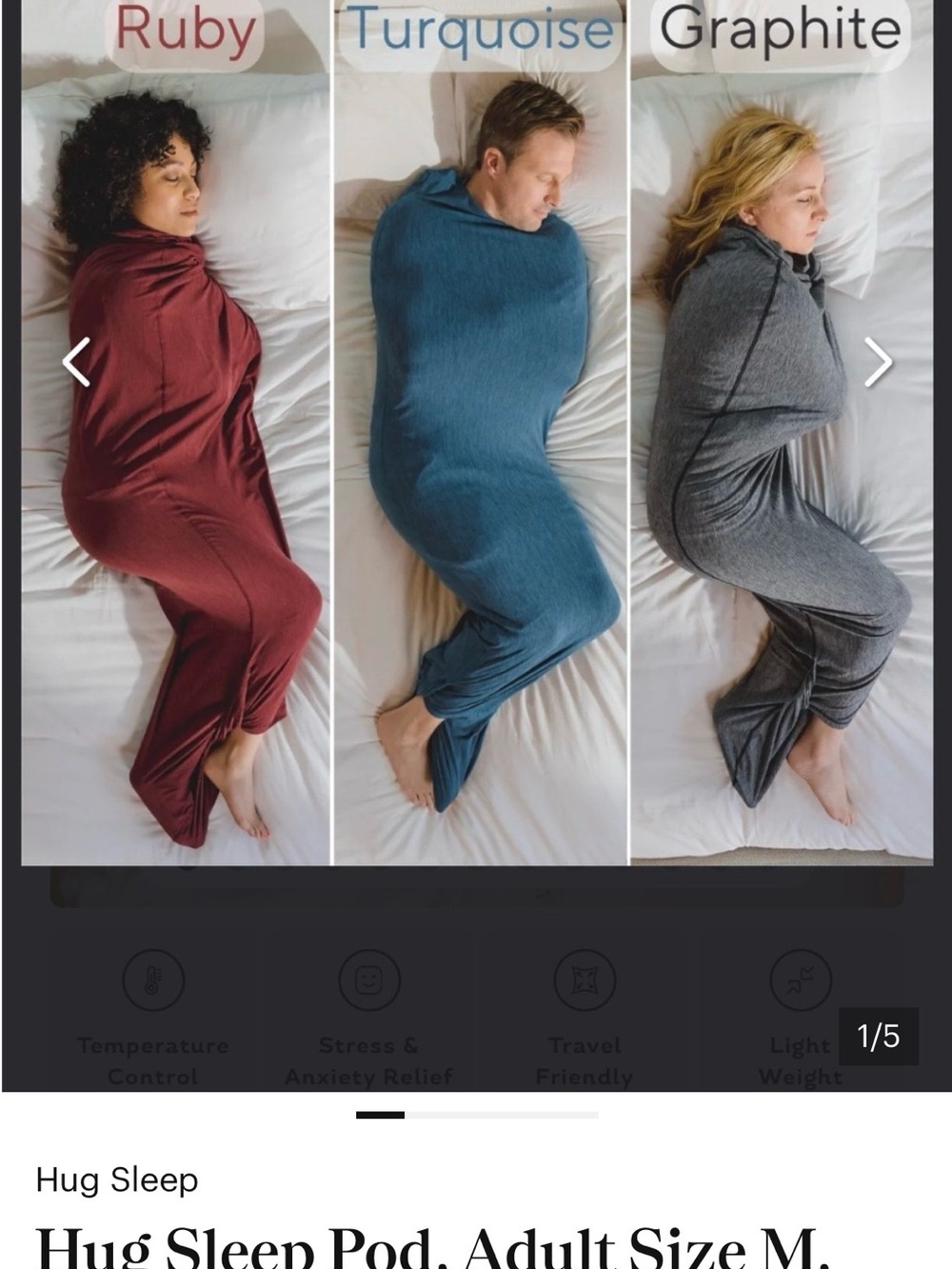 Hug Sleep Women's Medium Maroon Sleepwear Top